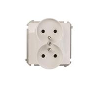 Kontakt-Simon BMGZ2M.01/11 Prise de courant en plastique IP20 Blanc 250 V 75 mm 45 mm