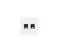 Kontakt-Simon BMTF2.02/11 Prise de courant en plastique IP20 Blanc 67 mm 31 mm 67 mm