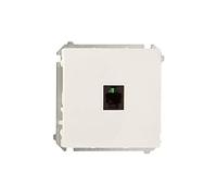 Kontakt-Simon BMTU.01/11 Prise de courant en plastique IP20 Blanc 75 mm 32 mm 75 mm