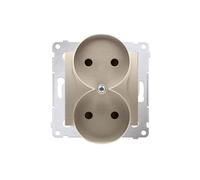 Kontakt-Simon DG2MZ.01/44 Prise de courant en plastique IP20 Doré 250 V 75 mm 46 mm