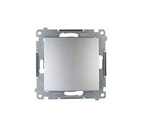 Kontakt-Simon DW1.01/43 Interrupteur électrique Argent - Accessoire Couteau électrique en Plastique IP20, IP44, 250 V, 10 A, 75 mm