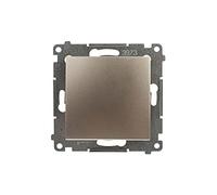 Kontakt-Simon DW1.01/44 Interrupteur électrique Or - Accessoire Couteau électrique en Plastique IP20, IP44, 250 V, 10 A, 75 mm