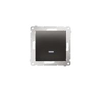 Kontakt-Simon DW1L.01/48 Interrupteur électrique Anthracite - Accessoire Couteau électrique (Anthracite, en Plastique, IP20, IP44, 250 V, 10 A, 75 mm)