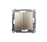 Kontakt-Simon DW5.01/44 Interrupteur électrique Or - Accessoire Couteau électrique en Plastique IP20, IP44, 250 V, 10 A, 75 mm