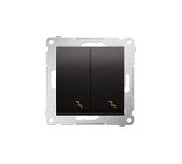 Kontakt-Simon DW6/2L.01/48 commutateur électrique Anthracite