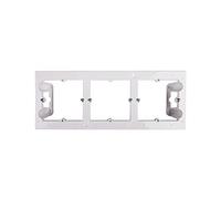 kontakt-simon Simon 54 Premium 5902787827847 Plaque 3 Voies Blanc DPN3/11