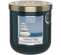 KONTIKI Jarre Eveil des sens Bougie à la cire de soja - Durée de combustion jusqu'à 30 heures BLEU G