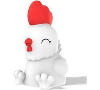 KONTIKI Veilleuse petit Coq à défilement de couleurs 9 cm BLANC G