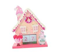 KONTONTY 1 Ensemble Calendrier en Bois Blocs de Calendrier pour Bureau Mignon Rose Calendrier de Bureau de Bureau Calendrier Quotidien Accessoires de Bureau de Bureau