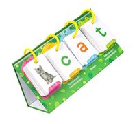 KONTONTY 1 Ensemble Cartes Éducatives Cartes d'apprentissage des Langues Apprendre des Jouets Jeux De Mots Éducatifs Cartes d'apprentissage De L'orthographe Lecture De Cartes Flash Papier
