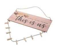 KONTONTY 1 Ensemble Corde de Jute Décoration Murale pour Jardin pour Photos de Crémaillère