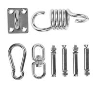 KONTONTY 1 Ensemble Inoxydable Support de Plafond Crochet Professionnel Kit de Fixation pour Utilisation Intérieure Extérieure