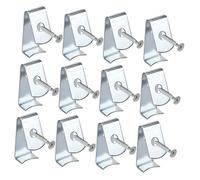 KONTONTY 1 Ensemble Support De Pot De Fleur Clips De Jardinière Galvanisé Terrarium Pots De Fleurs Extérieurs Poulies Porte-Pot Crochet De Suspension De Pot Rond Planteur Cercle Le Fer Blue