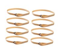 KONTONTY 1 Jeu Ceinture De Liaison De Camping Lot pour Luggage Activités De Plein Air Couleur Aléatoire 4 Paires