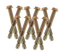 KONTONTY 1 Jeu Knurled Concrete Drop In Anchors Carbon Steel Expansion Bolts For Construction And Industrial Use 10 Pièces