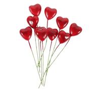 KONTONTY 1 Mini Ballon d'amour Jouets Ballons Pastel Miniature Maison De Poupées Ballon Scène Prétendre Faux Accessoires Dessin Animé Maison De Poupée Ballon Décoration Joyeux