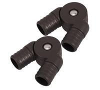 KONTONTY 1 Paire Boucle De Boucle Rotin Rond Kits De Réparation De Remplacement PP Dark Brown