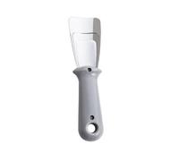 KONTONTY 1 pièce Shovel de Glace Acier Inoxydable pour Réfrigérateur Racloir de Glace Multifonctionnel Outil Durable et Pratique avec Poignée Accrochable Couleur Grise