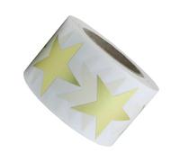 KONTONTY 1 Rouleau 500 Pièces Enfants Autocollants Etiquette Autocollante Pâte Pentagramme Stickers Autocollants Pour Enfants Golden