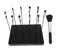 KONTONTY 1 Set Model Painting Stand Base Base Solder with Bendable Alligator Clip Sticks and Nettaiteur Brosse pour Airbrush Hobby Pièces De La Carte De Bricolage Photo Mémo Miniature