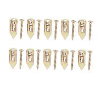 KONTONTY 10 Pièces Chevilles Métalliques à Frapper pour Plaques de Plâtre Lot de Vis Autotaraudeuses Auto Perceuses Fixation Résistante pour Cloisons Sèches et Murs Creux Installation