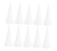KONTONTY 10 Pièces Embouts Applicateurs pour Colle Embouts de Rechange Fins pour Travaux Manuels et Réparations Compatibles avec Colle Faciles à Utiliser et Refermables