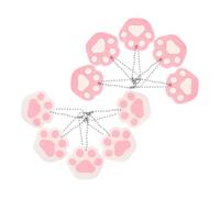 KONTONTY 10 Pièces Étui à Clés Capuchons De Clé De Chat Porte-clés Pratique Étiquette Porte-clés Couvre-clés Kawaii Couvertures De Clés D'animaux Coque Porte-clés Cache Clé Universel Pvc
