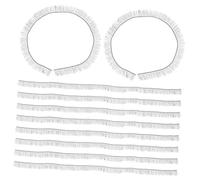 KONTONTY 10 pièces Faux Cils Poupée Bouclés Épais Accessoires Doux pour DIY Artisanat et Fabrication de Poupées