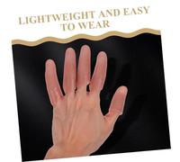 KONTONTY 10 Pièces Finger Gloves Disappearing Fake Thumb Cover Realistic Cosplay Accessory for Stage Tricks and Pranks