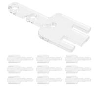 KONTONTY 10 Pièces Kit Adaptateurs Tendeurs de Fil pour Machines à Tricoter Contrôle Précis de Tension Compatible Addi King et Express Accessoires Polyvalents et Détachables pour Entretien