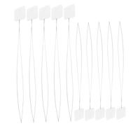 KONTONTY 10 pièces Lot de Enfile Aiguilles Fil Acier pour Punch Needle Outil Multifonction pour Couture Main et Broderie Adapté Aux Travaux DIY et Fournitures de Loisirs Créatifs