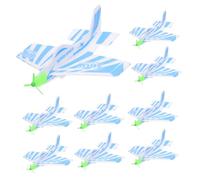 KONTONTY 10 Pièces Mousse Jouets de Planeur Amusants de Glisse Extérieurs pour Développer la Coordination et Esprit Scientifique