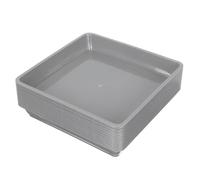 KONTONTY 10 Pièces Soucoupes Carrées pour Plantes Intérieur Plateaux Plastique Anti-Fuite et Réutilisables pour Jardins et Balcons Plateau de Drainage Profond pour Pots de Fleurs