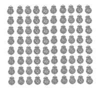 KONTONTY 100 Pièces Five Element Vintage Necklace Charms Set Alloy Accessories For Women Earrings Bracelets And Necklaces Chinese Wood Fire Water Pendants