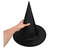 KONTONTY 12 pièces Halloween Witch Hats Hanging Ornaments With Rope Lightweight Foldable Wizard Hat For Indoor And Outdoor Decor And Costume Accessories