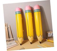 KONTONTY 12 Pièces Lot de Crayons Géants Gonflables PVC Jouets et Résistants pour Décorations Rentrée Scolaire et Fêtes Couleur Aléatoire