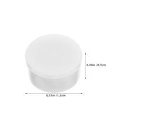 KONTONTY 120 Pièces mini roulements palier roulement Accessoires de pince à cheveux Fabrication de bijoux DIY White