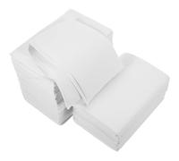 KONTONTY 125Pcs Tapis De Manucure Jetables Blancs En Pulp Absorbants Et Imperméables Protections Hygieniques Pour Table De Salon Nail Art Maison