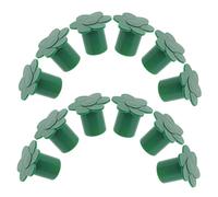 KONTONTY 12pièces Lot de pour Tiges De Bambou Manchons pour Poteaux De Jardin Couvre-Coins pour Clôture Extérieure Support pour Plantes