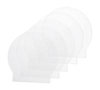 KONTONTY 15pièces Boîtier CD Et DVD Transparent Lot de Boîtiers De Rangement avec Clapet pour Protéger Les Disques