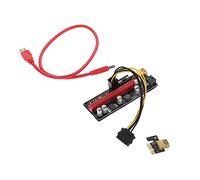 KONTONTY 1ensemble Pci-e à Riser Adapter Carte Extension USB pour Gpu Accessoire De avec Alimentation Stable Et Connecteur Vertical