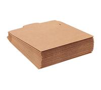KONTONTY 2 Ensembles Sachets Papier Kraft Pour Cd Pochettes Kraft Naturelles Enveloppes Carton Pour Cartes Et Petits Objets Biodegradable 50 Pièces * 2