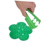 KONTONTY 2 Pièces Ensemble d'outils de Plantation Outils Floraux Outil de décapage des Feuilles dissolvant de Tige Outil pour enlever Les Feuilles Métal Vert