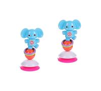 KONTONTY 2 Pièces faire sonner la cloche mignonette migneaux babynage babies jouyet enfant d'aspiration pour bébé jouets hochet pour bébé pour bébé manger Plastique