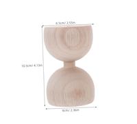 KONTONTY 2 Pièces Fence Post Caps Sculpté Embouts de Colonne Forme de Sablier pour Escalier Décoration Vintage pour Maison et Villa