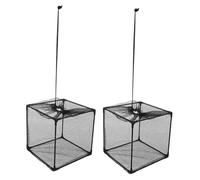 KONTONTY 2 Pièces Filter Box with High-Density Mesh Water Pump Strainer for Outdoor Ponds Fish Tanks and Waterfalls Anti-Clogging Filtration