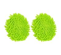 KONTONTY 2 Pièces Lot de Tampons Microfibre Chenille pour Balai Vapeur Shark Lavables Machine Nettoyage Profond Sols Durs et Carrelage