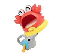KONTONTY 2 Pièces Machine à Bulles Forme de Crabe de Jouets Créatifs pour Bain Souffleur de Bulles à Manivelle pour Garçon Fille Jouets Interactifs Amusants pour Activités Intérieures et
