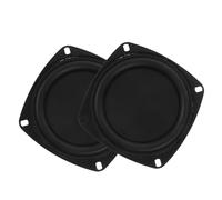 KONTONTY 2 pièces Membrane de Haut Parleur pour Caisson de Basses Passif Diaphragme Vibrant et Membrane Basse pour Réparation Professionnelle de Woofer Lot