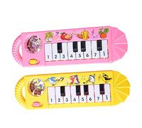 KONTONTY 2 Pièces Orgue Électronique Jouets Piano pour Enfants Jouets pour Bébés Musique Clavier Doigt Musique Piano Enfants Piano Filles Bébé Couleur Aléatoire